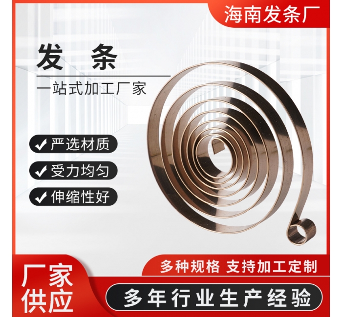 涡卷发条弹簧 台钻弹簧 钻床弹簧配件 铣床弹簧